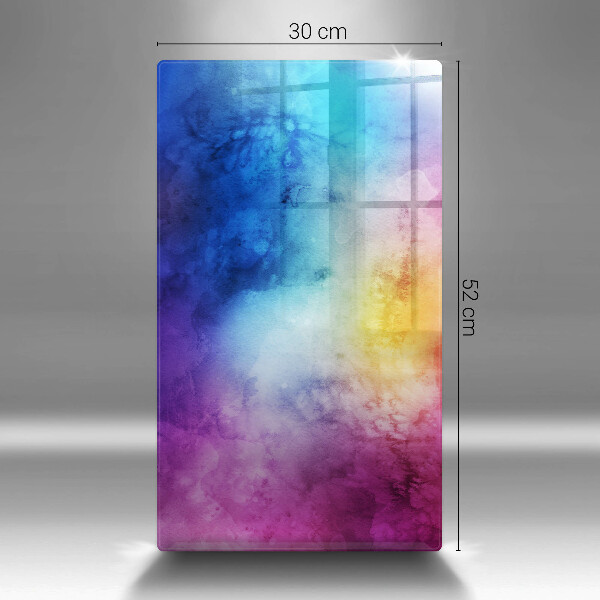 Kryt na varnou desku Rainbow akvarel šplouchání