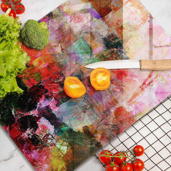 Sklo za sporák Malování abstrakce