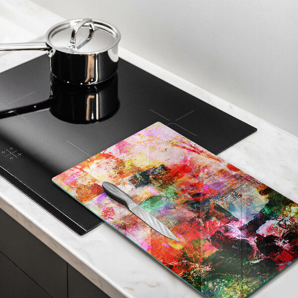 Sklo za sporák Malování abstrakce