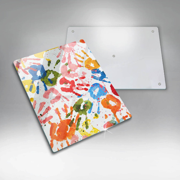 Kryt na varnou desku Stopy dětských rukou