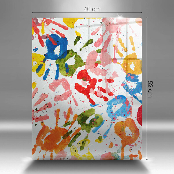 Kryt na varnou desku Stopy dětských rukou