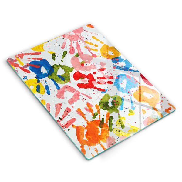 Kryt na varnou desku Stopy dětských rukou