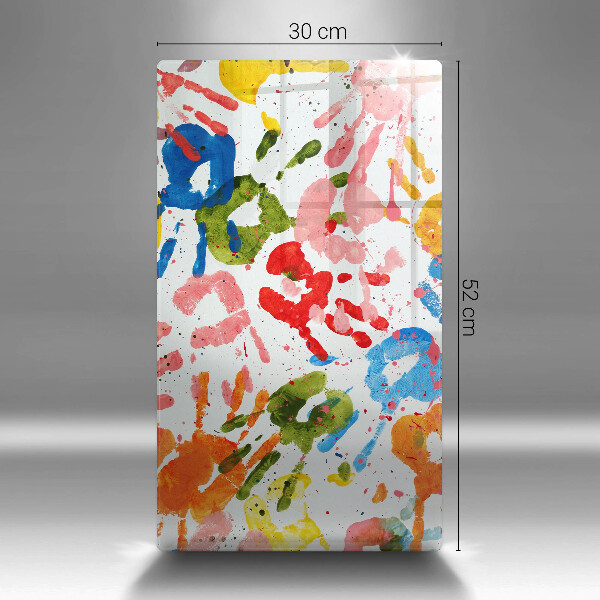 Kryt na varnou desku Stopy dětských rukou