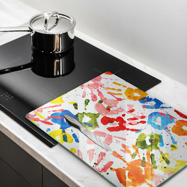 Kryt na varnou desku Stopy dětských rukou