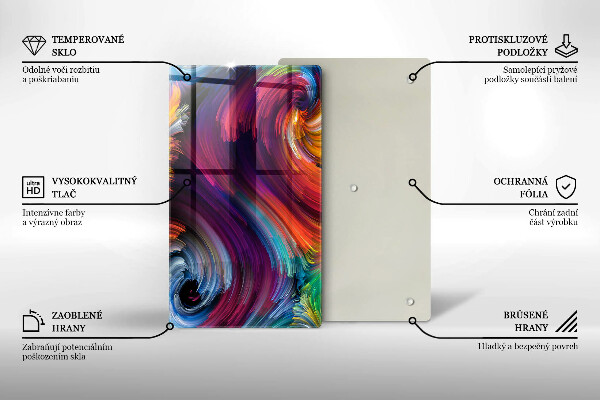 Kryt na varnou desku Barevné melíry