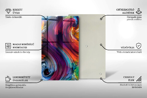 Kryt na varnou desku Barevné melíry