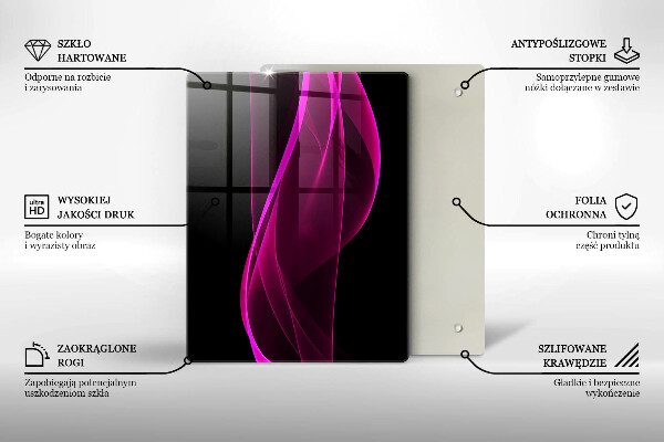 Kryt na varnou desku Růžová abstrakce