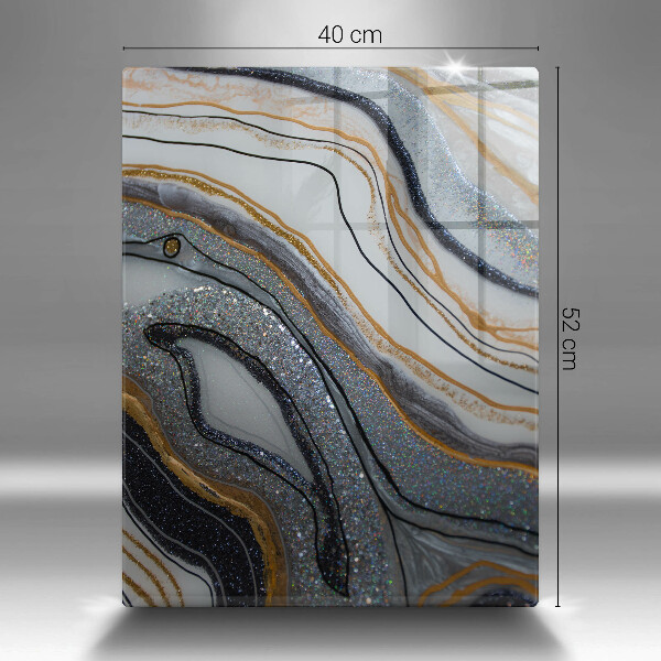 Kryt na varnou desku Skála se zlatem