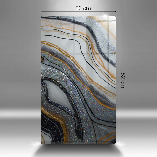 Kryt na varnou desku Skála se zlatem