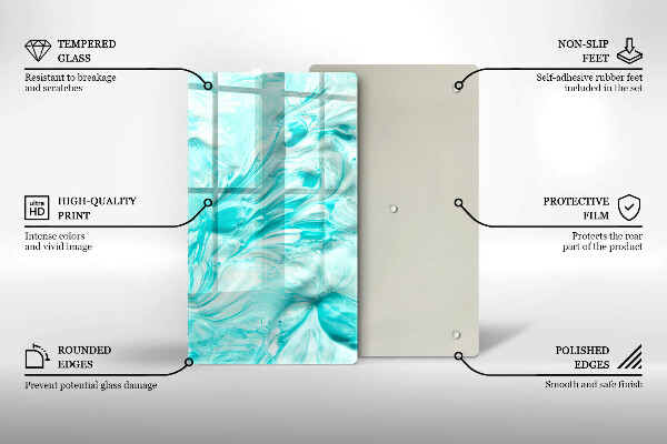 Kryt na varnou desku Abstrakce barvy