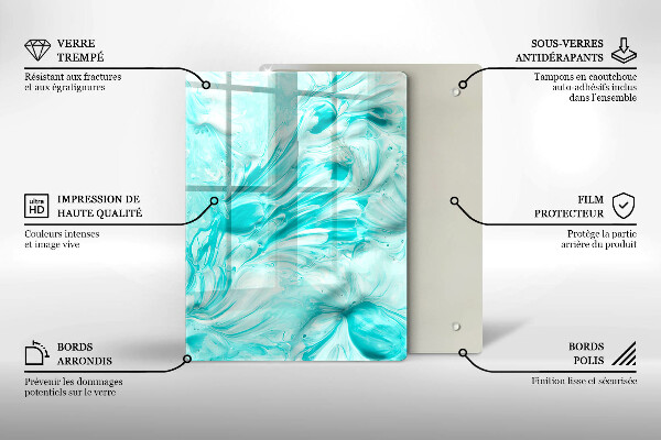 Kryt na varnou desku Abstrakce barvy
