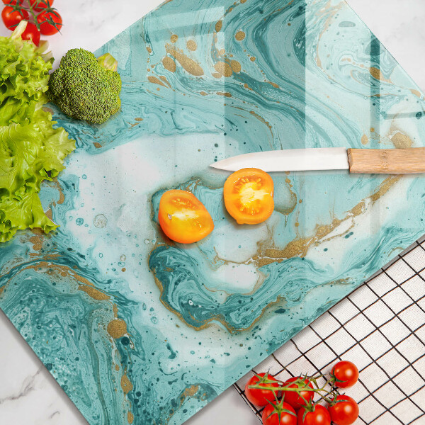 Kryt na varnou desku Modrá abstrakce