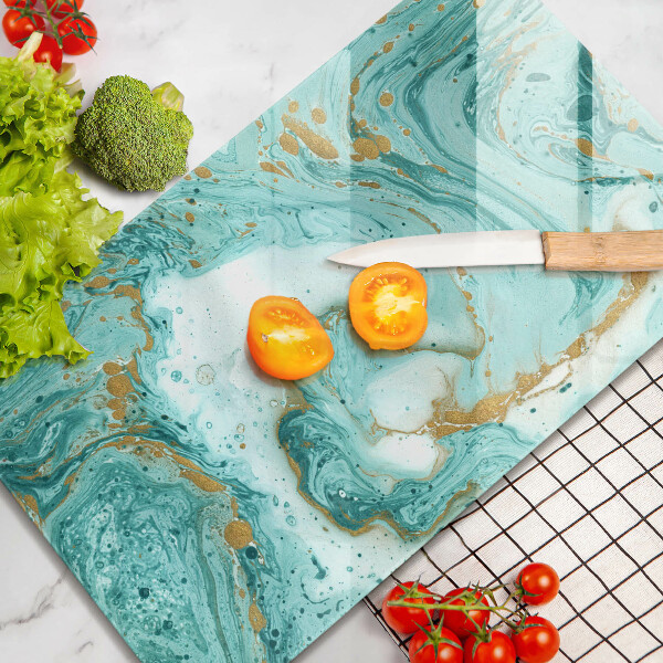 Kryt na varnou desku Modrá abstrakce