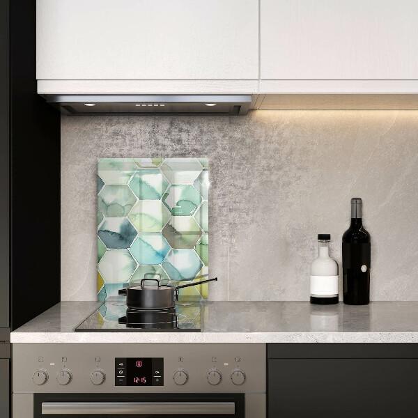 Kryt na varnou desku Akvarel šestiúhelníky