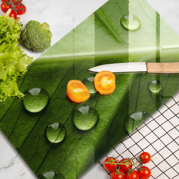 Sklo za sporák Příroda rosa a list