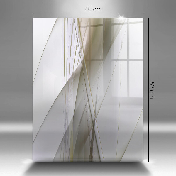 Sklo za sporák Abstraktní linie designu