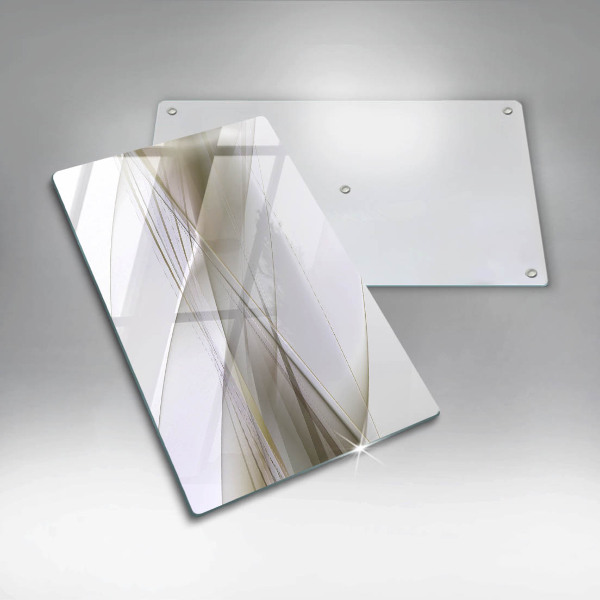 Sklo za sporák Abstraktní linie designu