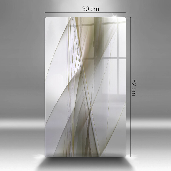 Sklo za sporák Abstraktní linie designu