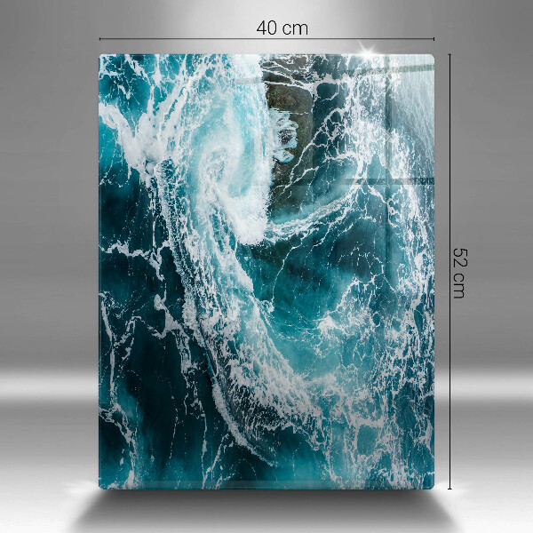 Kryt na varnou desku Pěnivé vlny vody