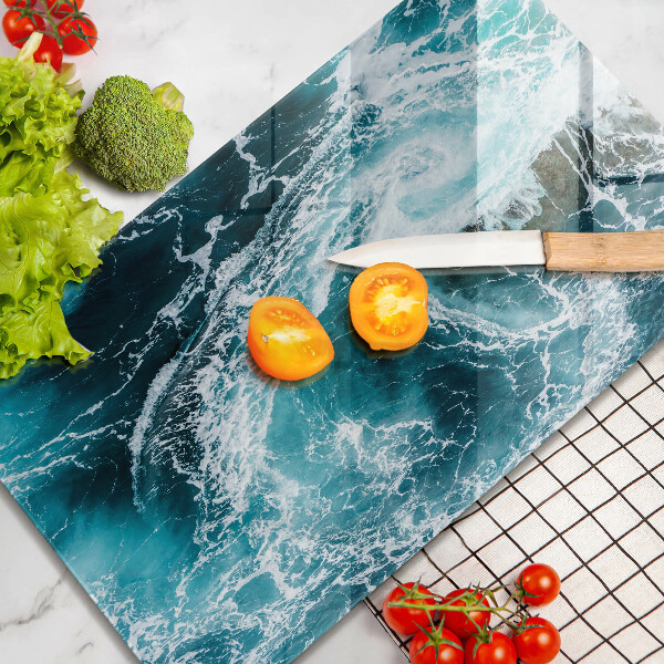 Kryt na varnou desku Pěnivé vlny vody