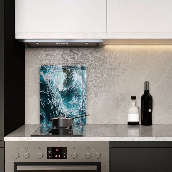 Kryt na varnou desku Pěnivé vlny vody