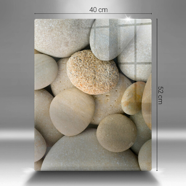 Sklo za sporák Vzor oválných kamenů