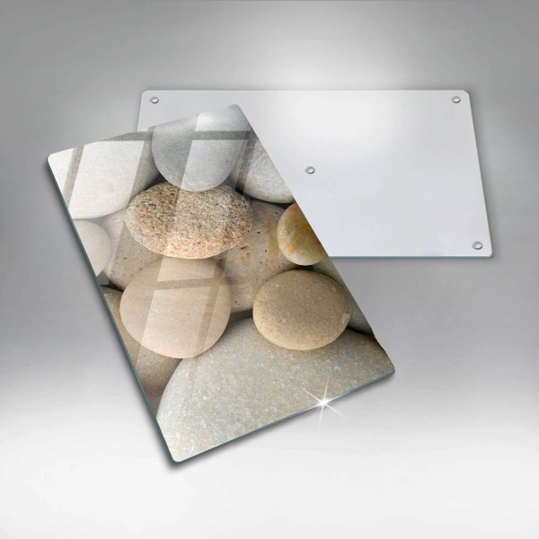 Sklo za sporák Vzor oválných kamenů