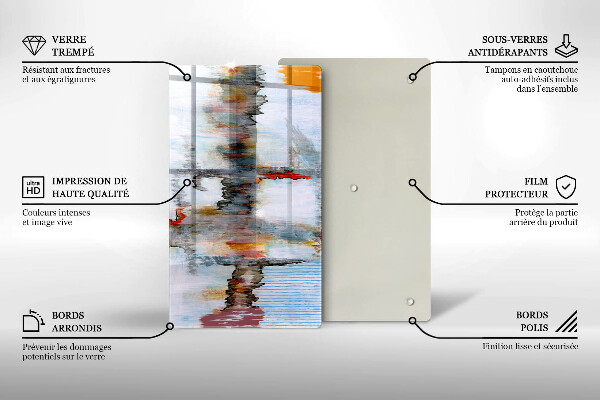 Kryt na varnou desku Abstrakce barvy