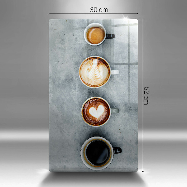 Kryt na varnou desku Kuchyně - hrnky na kávu