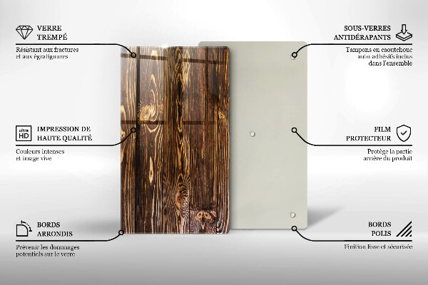 Kryt na varnou desku Textura dřeva