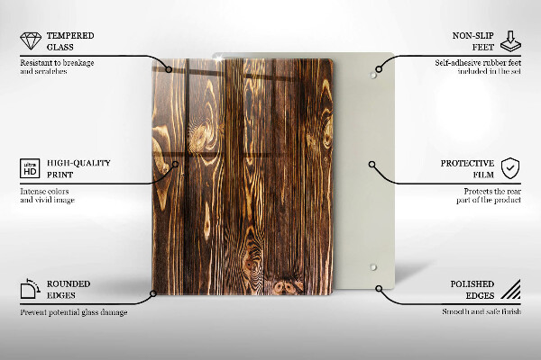 Kryt na varnou desku Textura dřeva