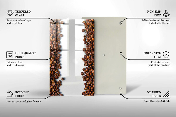 Kryt na varnou desku Kávová zrna