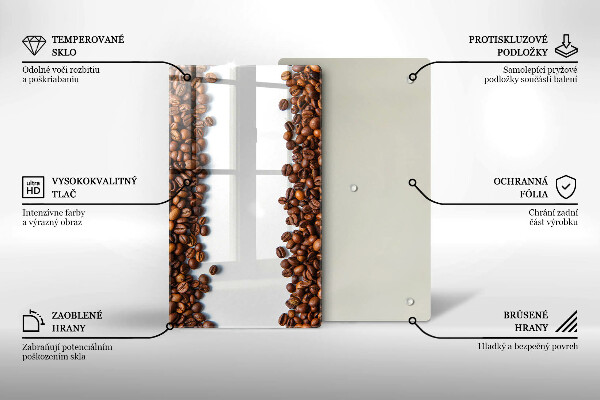 Kryt na varnou desku Kávová zrna