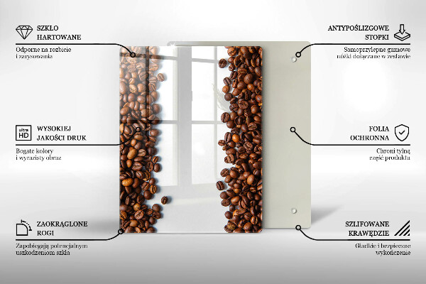 Kryt na varnou desku Kávová zrna