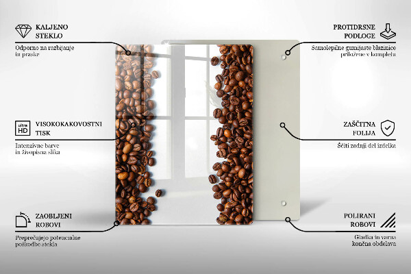 Kryt na varnou desku Kávová zrna