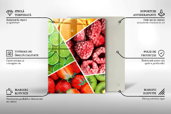 Kryt na varnou desku Barevné ovoce