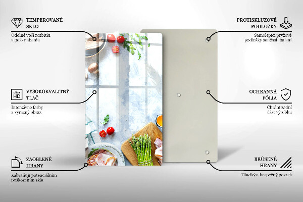 Kryt na varnou desku Ingredience v kuchyni