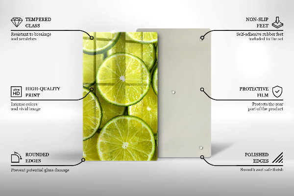 Kryt na varnou desku Plátky limetky