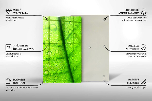 Kryt na varnou desku Detailní záběr na list