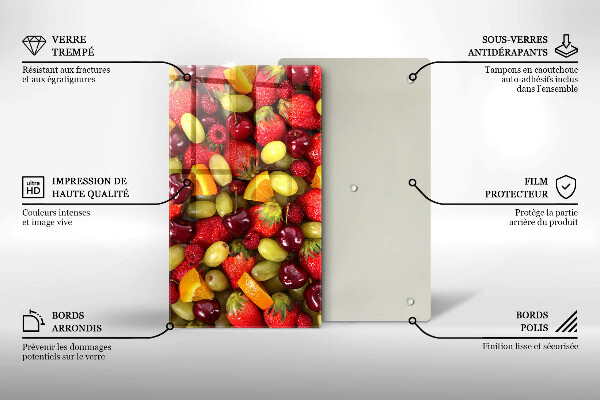 Kryt na varnou desku Letní ovoce