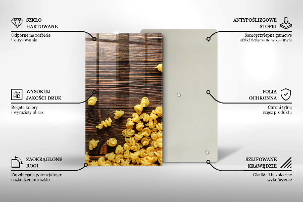 Kryt na varnou desku Těstoviny na stole