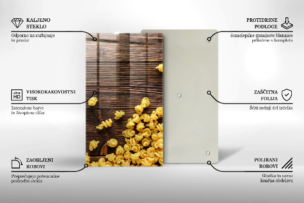 Kryt na varnou desku Těstoviny na stole