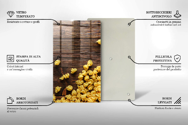 Kryt na varnou desku Těstoviny na stole