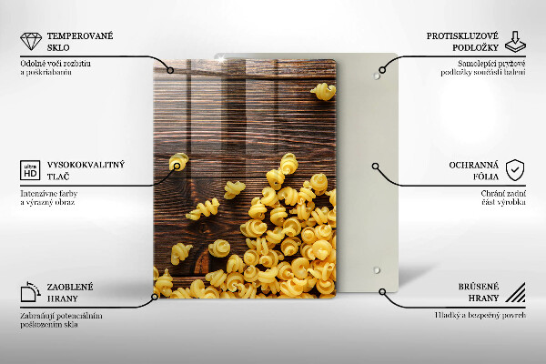 Kryt na varnou desku Těstoviny na stole