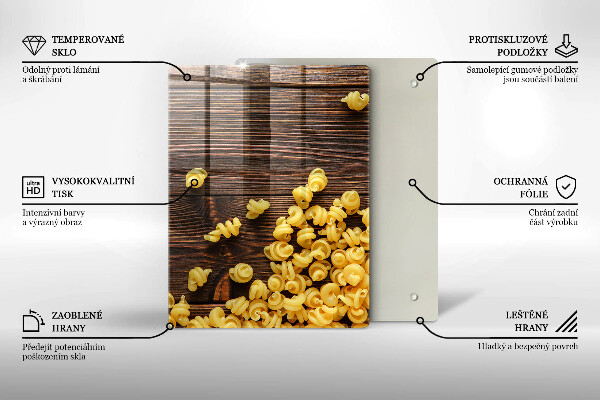 Kryt na varnou desku Těstoviny na stole