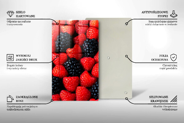 Kryt na varnou desku Maliny a ostružiny