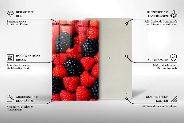 Kryt na varnou desku Maliny a ostružiny