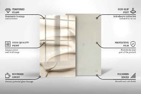 Kryt na varnou desku Smetanová zmrzlina