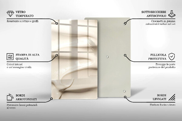 Kryt na varnou desku Smetanová zmrzlina