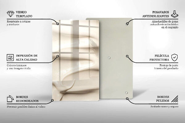 Kryt na varnou desku Smetanová zmrzlina